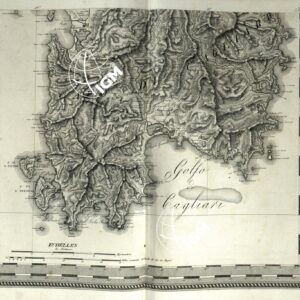 ATLANTE BACLER D'ALBE CARTE GENERALE DES ROYAUMES DE NAPLES, SICILIE ET SARDAIGNE EN 24 FEUILLES - FOGLIO 24