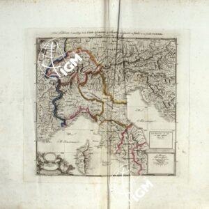 ATLANTE BACLER D' ALBE CARTE GENERALE DU THEATRÈ DE LA GUERRE EN ITALIE ET DANS LES ALPES - QUADRO D'UNIONE