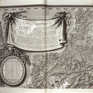 ATLANTE BACLER D' ALBE CARTE GENERALE DU THEATRÈ DE LA GUERRE EN ITALIE ET DANS LES ALPES - FOGLIO 1 NOTE GEOGRAFICHE