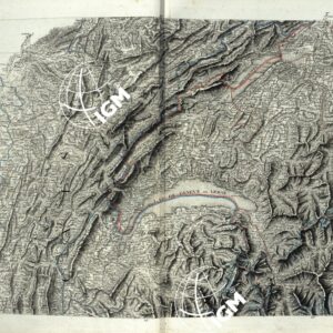 ATLANTE BACLER D' ALBE CARTE GENERALE DU THEATRÈ DE LA GUERRE EN ITALIE ET DANS LES ALPES - FOGLIO 6