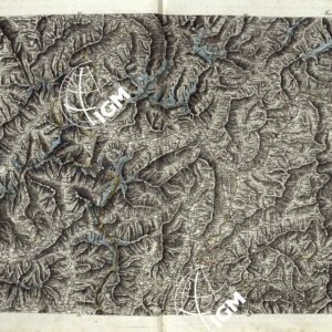 ATLANTE BACLER D' ALBE CARTE GENERALE DU THEATRÈ DE LA GUERRE EN ITALIE ET DANS LES ALPES - FOGLIO 8