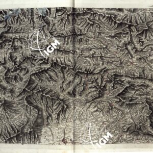 ATLANTE BACLER D' ALBE CARTE GENERALE DU THEATRÈ DE LA GUERRE EN ITALIE ET DANS LES ALPES - FOGLIO 9