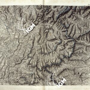 ATLANTE BACLER D' ALBE CARTE GENERALE DU THEATRÈ DE LA GUERRE EN ITALIE ET DANS LES ALPES - FOGLIO 11