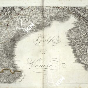 ATLANTE BACLER D' ALBE CARTE GENERALE DU THEATRÈ DE LA GUERRE EN ITALIE ET DANS LES ALPES - FOGLIO 14