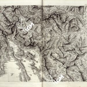 ATLANTE BACLER D' ALBE CARTE GENERALE DU THEATRÈ DE LA GUERRE EN ITALIE ET DANS LES ALPES - FOGLIO 15