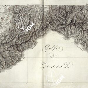 ATLANTE BACLER D' ALBE CARTE GENERALE DU THEATRÈ DE LA GUERRE EN ITALIE ET DANS LES ALPES - FOGLIO 17