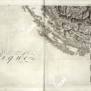 ATLANTE BACLER D' ALBE CARTE GENERALE DU THEATRÈ DE LA GUERRE EN ITALIE ET DANS LES ALPES - FOGLIO 20