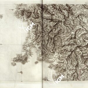 ATLANTE BACLER D' ALBE CARTE GENERALE DU THEATRÈ DE LA GUERRE EN ITALIE ET DANS LES ALPES - FOGLIO 23