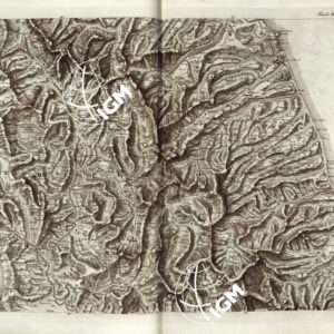 ATLANTE BACLER D' ALBE CARTE GENERALE DU THEATRÈ DE LA GUERRE EN ITALIE ET DANS LES ALPES - FOGLIO 24