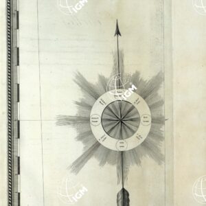 ATLANTE BACLER D' ALBE CARTE GENERALE DU THEATRÈ DE LA GUERRE EN ITALIE ET DANS LES ALPES - FOGLIO 12 ROSA DEI VENTI