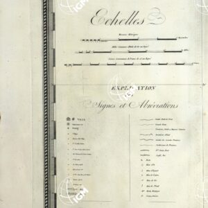 ATLANTE BACLER D' ALBE CARTE GENERALE DU THEATRÈ DE LA GUERRE EN ITALIE ET DANS LES ALPES - FOGLIO 13 SEGNI CONVENZIONALI