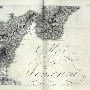 ATLANTE BACLER D' ALBE CARTE GENERALE DU THEATRÈ DE LA GUERRE EN ITALIE ET DANS LES ALPES - FOGLIO 18