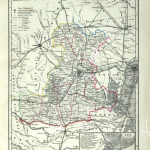 ATLANTE ORO-IDROGRAFICO COROGRAFICO E STORICO DELL' ITALIA ANNI dal 1138 a dopo il 1870 - PROVINCIA DI PADOVA