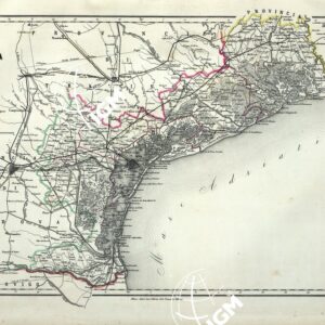 ATLANTE ORO-IDROGRAFICO COROGRAFICO E STORICO DELL' ITALIA ANNI dal 1138 a dopo il 1870 - PROVINCIA DI VENEZIA