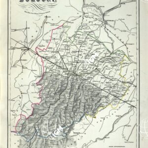 ATLANTE ORO-IDROGRAFICO COROGRAFICO E STORICO DELL' ITALIA ANNI dal 1138 a dopo il 1870 - PROVINCIA DI BOLOGNA