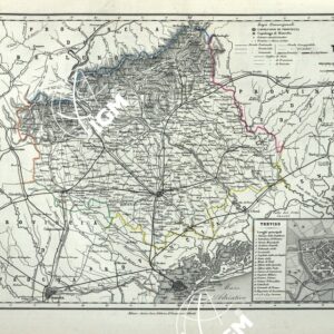 ATLANTE ORO-IDROGRAFICO COROGRAFICO E STORICO DELL' ITALIA ANNI dal 1138 a dopo il 1870 - PROVINCIA DI TREVISO