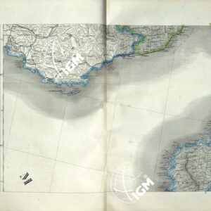 ATLANTE ORO-IDROGRAFICO COROGRAFICO E STORICO DELL' ITALIA ANNI dal 1138 a dopo il 1870 - TAVOLA N. 4