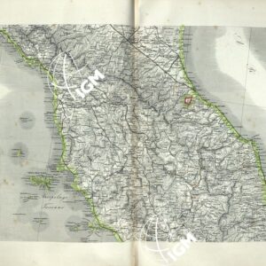 ATLANTE ORO-IDROGRAFICO COROGRAFICO E STORICO DELL' ITALIA ANNI dal 1138 a dopo il 1870 - TAVOLA N. 5