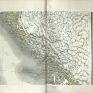 ATLANTE ORO-IDROGRAFICO COROGRAFICO E STORICO DELL' ITALIA ANNI dal 1138 a dopo il 1870 - TAVOLA N. 6