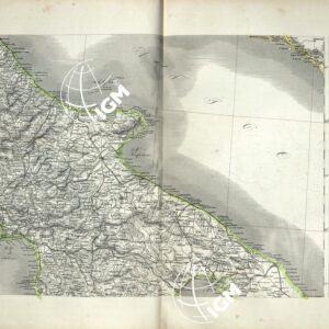 ATLANTE ORO-IDROGRAFICO COROGRAFICO E STORICO DELL' ITALIA ANNI dal 1138 a dopo il 1870 - TAVOLA N. 9