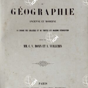 ATLAS DE GEOGRAPHIE ANCIENNE ET MODERNE -TITOLO