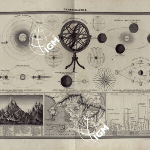 ATLAS DE GEOGRAPHIE ANCIENNE ET MODERNE - COSMOGRAPHIE TAVOLA 1