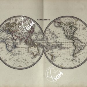 ATLAS DE GEOGRAPHIE ANCIENNE ET MODERNE - MAPPEMONDE