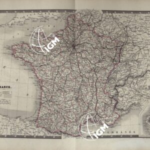 ATLAS DE GEOGRAPHIE ANCIENNE ET MODERNE -TAVOLA  10