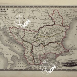 ATLAS DE GEOGRAPHIE ANCIENNE ET MODERNE -TAVOLA 17