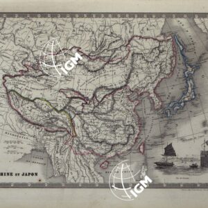 ATLAS DE GEOGRAPHIE ANCIENNE ET MODERNE -TAVOLA 21