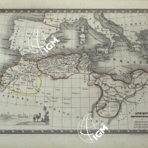 ATLAS DE GEOGRAPHIE ANCIENNE ET MODERNE -TAVOLA 25