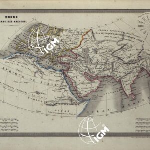 ATLAS DE GEOGRAPHIE ANCIENNE ET MODERNE -TAVOLA 34