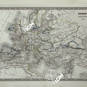 ATLAS DE GEOGRAPHIE ANCIENNE ET MODERNE - EUROPE AVANT LES CROISADES 1095
