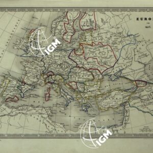 ATLAS DE GEOGRAPHIE ANCIENNE ET MODERNE - EUROPE EN 1453