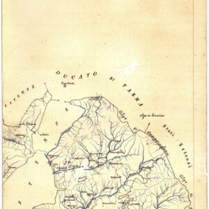 CARTA GEOMETRICA DELLA TOSCANA NELLA PROPORZIONE DI 1:100.000. COPIATA DALL'ORIGINALE COMPILATO DALL'ASTRONOMO P.DRE GIOVANNI INGHIRAMI - Foglio 3 - Fivizzano