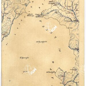CARTA GEOMETRICA DELLA TOSCANA NELLA PROPORZIONE DI 1:100.000. COPIATA DALL'ORIGINALE COMPILATO DALL'ASTRONOMO P.DRE GIOVANNI INGHIRAMI - Foglio 17 - Massa e Cozzile