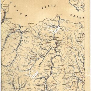 CARTA GEOMETRICA DELLA TOSCANA NELLA PROPORZIONE DI 1:100.000. COPIATA DALL'ORIGINALE COMPILATO DALL'ASTRONOMO P.DRE GIOVANNI INGHIRAMI - Foglio 19 - Canatagallo