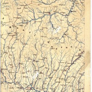 CARTA GEOMETRICA DELLA TOSCANA NELLA PROPORZIONE DI 1:100.000. COPIATA DALL'ORIGINALE COMPILATO DALL'ASTRONOMO P.DRE GIOVANNI INGHIRAMI - Foglio 20 - Scarperia