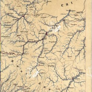 CARTA GEOMETRICA DELLA TOSCANA NELLA PROPORZIONE DI 1:100.000. COPIATA DALL'ORIGINALE COMPILATO DALL'ASTRONOMO P.DRE GIOVANNI INGHIRAMI - Foglio 21 - Marradi