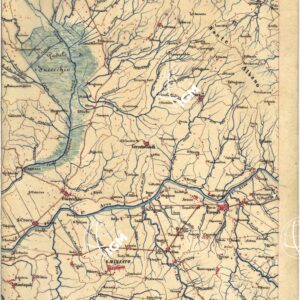 CARTA GEOMETRICA DELLA TOSCANA NELLA PROPORZIONE DI 1:100.000. COPIATA DALL'ORIGINALE COMPILATO DALL'ASTRONOMO P.DRE GIOVANNI INGHIRAMI - Foglio 30 - Empoli
