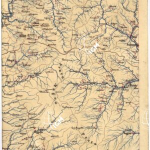 CARTA GEOMETRICA DELLA TOSCANA NELLA PROPORZIONE DI 1:100.000. COPIATA DALL'ORIGINALE COMPILATO DALL'ASTRONOMO P.DRE GIOVANNI INGHIRAMI - Foglio 33 - Pratovecchio