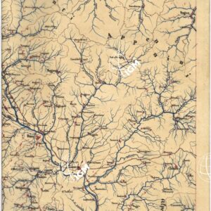 CARTA GEOMETRICA DELLA TOSCANA NELLA PROPORZIONE DI 1:100.000. COPIATA DALL'ORIGINALE COMPILATO DALL'ASTRONOMO P.DRE GIOVANNI INGHIRAMI - Foglio 34 - Poppi