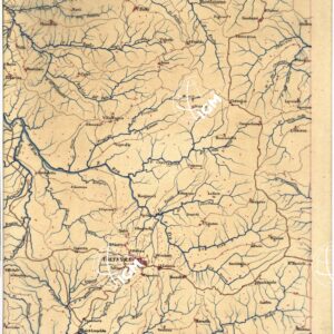CARTA GEOMETRICA DELLA TOSCANA NELLA PROPORZIONE DI 1:100.000. COPIATA DALL'ORIGINALE COMPILATO DALL'ASTRONOMO P.DRE GIOVANNI INGHIRAMI - Foglio 42 - Volterra