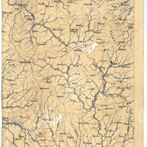CARTA GEOMETRICA DELLA TOSCANA NELLA PROPORZIONE DI 1:100.000. COPIATA DALL'ORIGINALE COMPILATO DALL'ASTRONOMO P.DRE GIOVANNI INGHIRAMI - Foglio 44 - Siena
