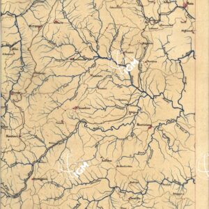 CARTA GEOMETRICA DELLA TOSCANA NELLA PROPORZIONE DI 1:100.000. COPIATA DALL'ORIGINALE COMPILATO DALL'ASTRONOMO P.DRE GIOVANNI INGHIRAMI - Foglio 55 - Chiusdino