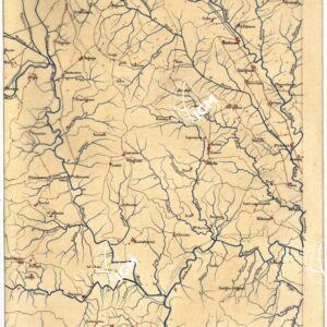 CARTA GEOMETRICA DELLA TOSCANA NELLA PROPORZIONE DI 1:100.000. COPIATA DALL'ORIGINALE COMPILATO DALL'ASTRONOMO P.DRE GIOVANNI INGHIRAMI - Foglio 56 - Murlo