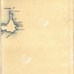 CARTA GEOMETRICA DELLA TOSCANA NELLA PROPORZIONE DI 1:100.000. COPIATA DALL'ORIGINALE COMPILATO DALL'ASTRONOMO P.DRE GIOVANNI INGHIRAMI - Foglio 75  - Isola di Pianosa