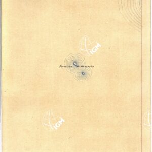 CARTA GEOMETRICA DELLA TOSCANA NELLA PROPORZIONE DI 1:100.000. COPIATA DALL'ORIGINALE COMPILATO DALL'ASTRONOMO P.DRE GIOVANNI INGHIRAMI - Foglio 78 - Formiche di Grosseto
