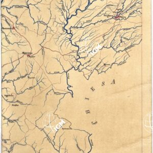 CARTA GEOMETRICA DELLA TOSCANA NELLA PROPORZIONE DI 1:100.000. COPIATA DALL'ORIGINALE COMPILATO DALL'ASTRONOMO P.DRE GIOVANNI INGHIRAMI - Foglio 81 - Pitigliano