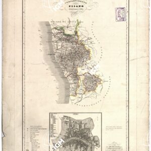 Atlante Geografico dell'Italia - Granducato di Toscana - n. 2 - II COMPARTIMENTO PISANO -TERRITORIO UNITO